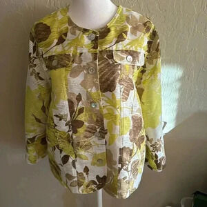 NWOT Alfred Dunner Blouse SZ 12 petite